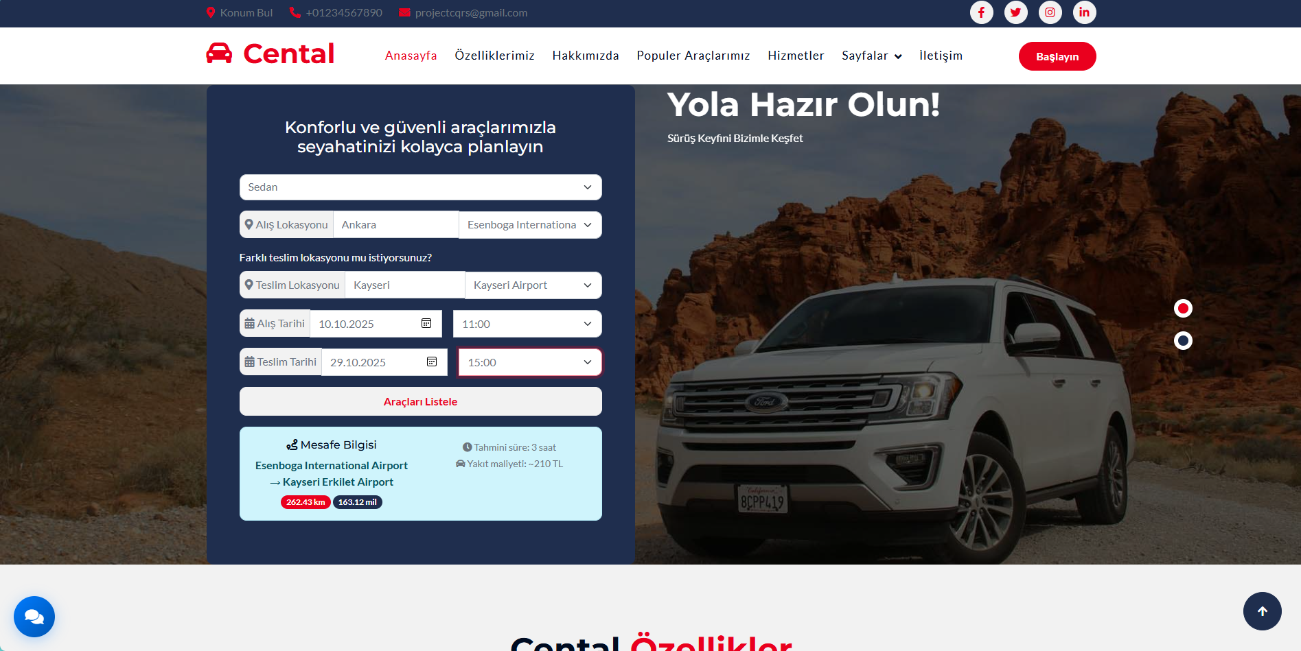 CQRS Rent A Car Project