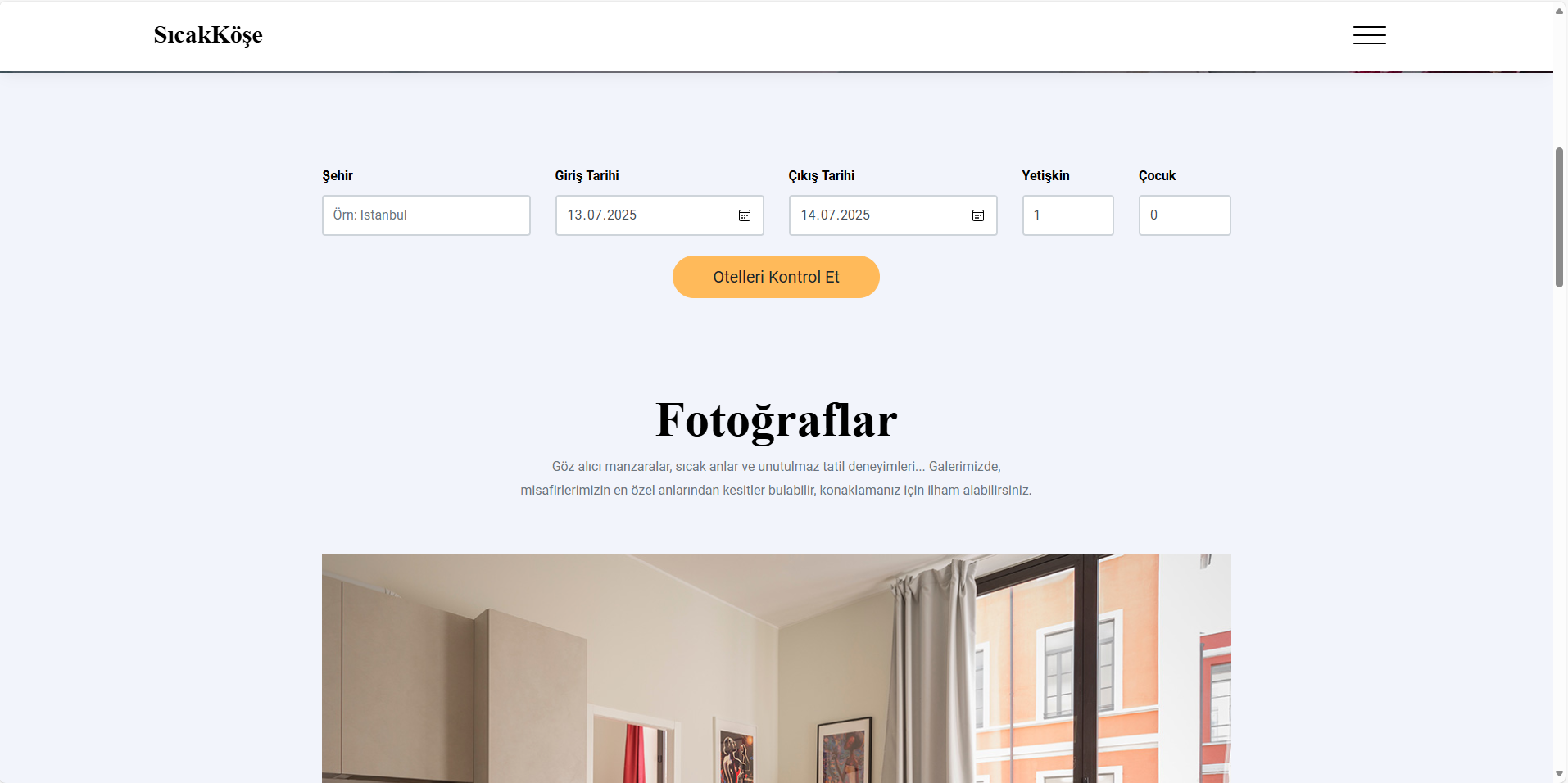 Booking.com API Entegrasyonlu Otel Arama ve Listeleme Uygulaması | ASP.NET Core 8