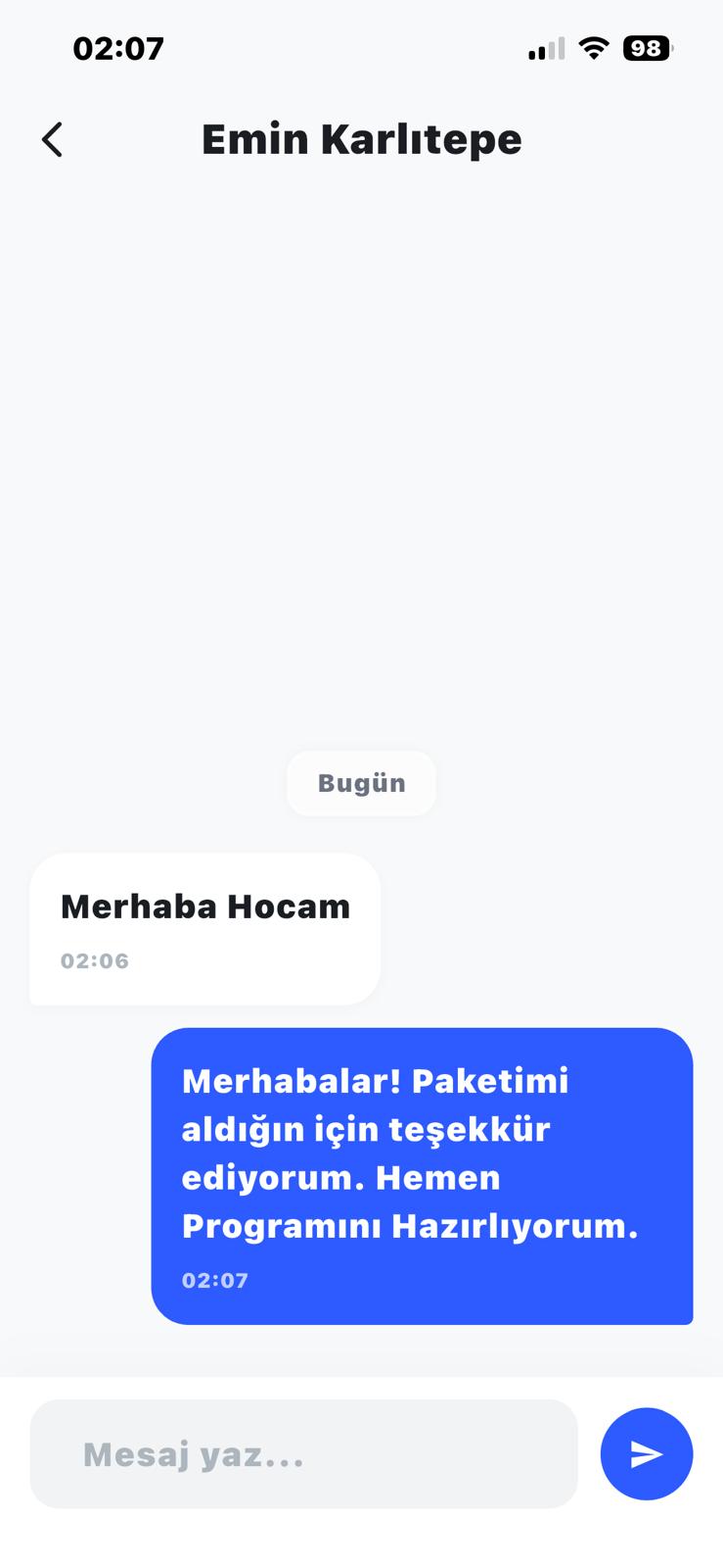 Fitbar Mobil Fitness Ekosistemi Android/IOS