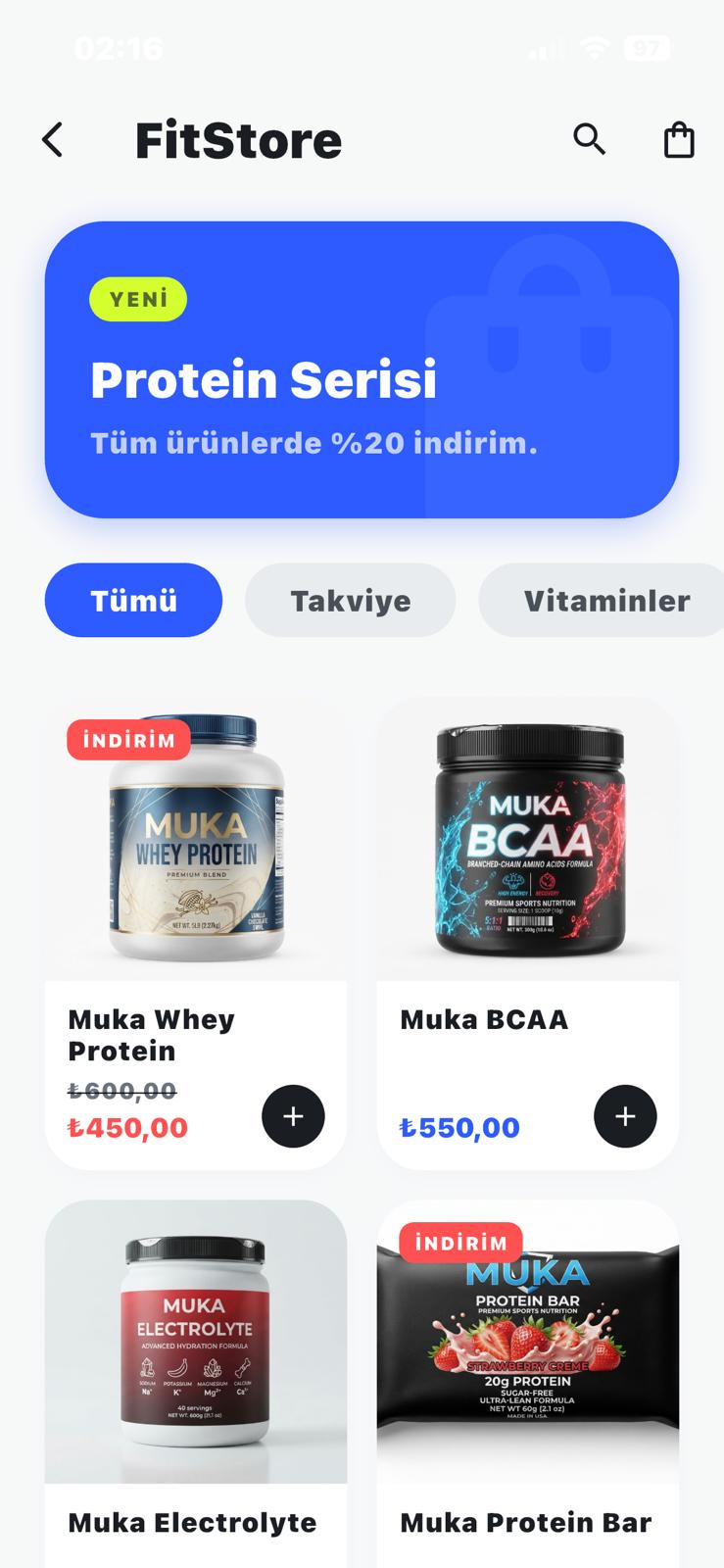 Fitbar Mobil Fitness Ekosistemi Android/IOS